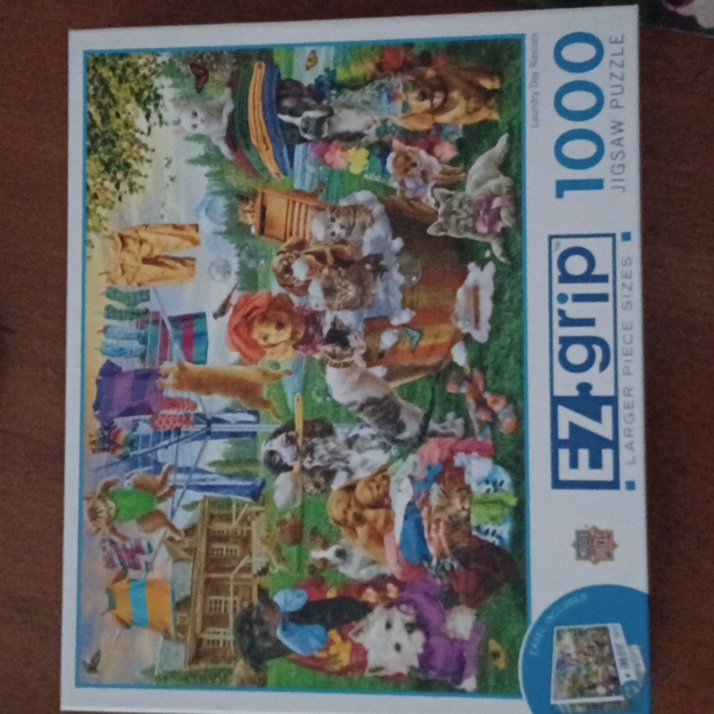 🧩 Laundry Day Rascals 1000 piece puzzle